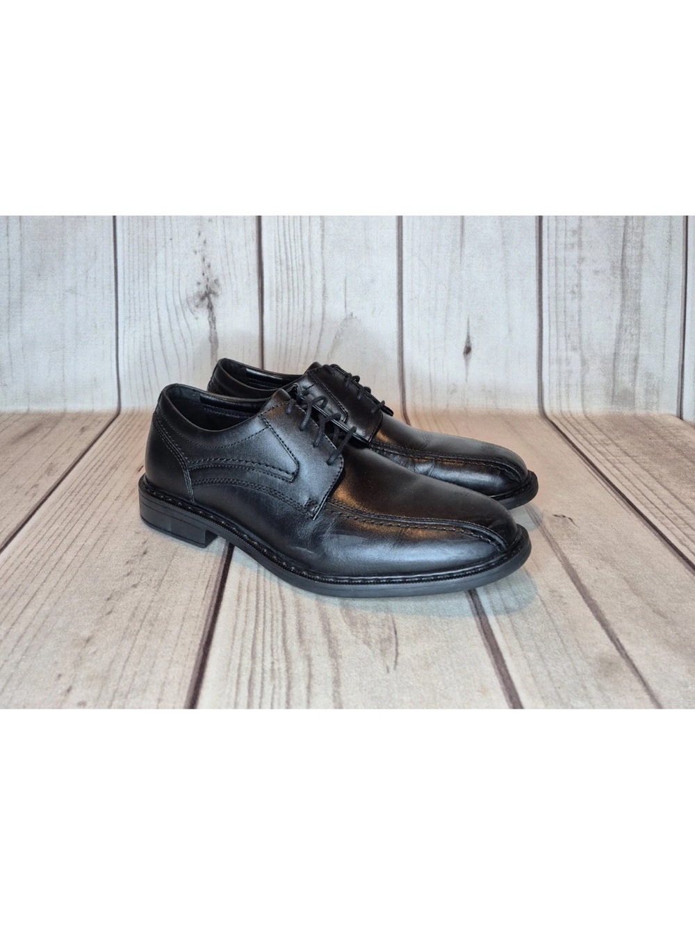 Rockport Men's Size 9.5 M Parson Oxford Dress Shoes Black Leather